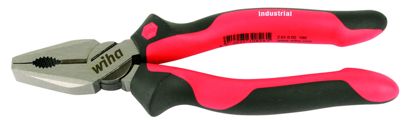 8" Soft Grip Pro Series Comination Pliers w/ Dynamic Joint - Industrial Tool & Supply