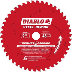 Freud - 9" Blade Diam, 46 Teeth, Carbide-Tipped Cold Saw Blade - 1" Arbor Hole Diam, 1/16" Blade Thickness - Industrial Tool & Supply