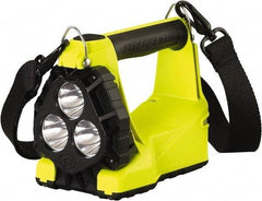 Streamlight - White, Blue LED Bulb, 1,200 Lumens, Spotlight/Lantern Flashlight - Yellow Polycarbonate Body, 1 3.7V Lithium-Ion Battery Included - Industrial Tool & Supply