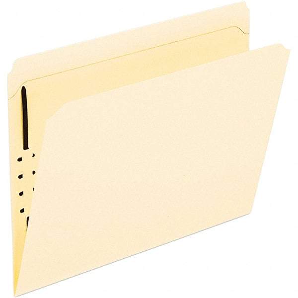 Pendaflex - 8-1/2 x 11", Letter Size, Manila, File Folders with Top Tab - Straight Tab Cut Location - Industrial Tool & Supply