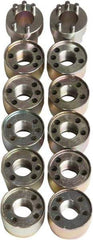 Jendyk - Wheel Lock Set - For Use with Hub-Piloted Wheels (M22 x 1.5 Thread Size) - Industrial Tool & Supply