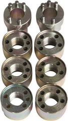 Jendyk - Wheel Lock Set - For Use with Hub-Piloted Wheels (M22 x 1.5 Thread Size) - Industrial Tool & Supply