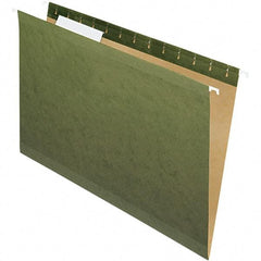 Pendaflex - 8-1/2 x 14", Legal, Standard Green, Hanging File Folder - 11 Point Stock, 1/3 Tab Cut Location - Industrial Tool & Supply
