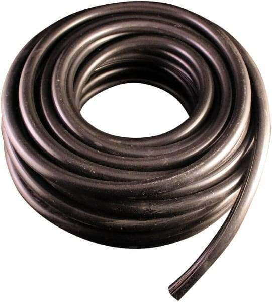 Milton - 3/8" Diam x 300' Signal Bell Hose - Rubber, Black - Industrial Tool & Supply