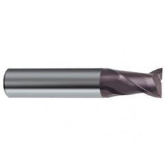1/4 Dia. x 2 Overall Length 2-Flute Square End Solid Carbide SE End Mill-Round Shank-Center Cut-Firex - Industrial Tool & Supply