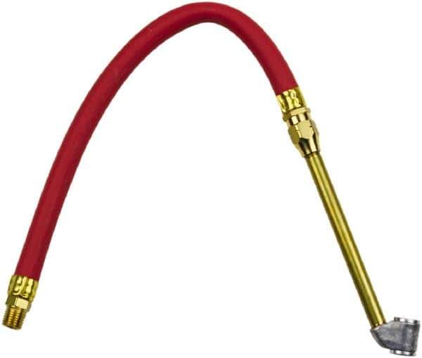 Milton - Inflator Gauge Hose Whip - Use with Milton 500 Series Inflator Gauges - Industrial Tool & Supply