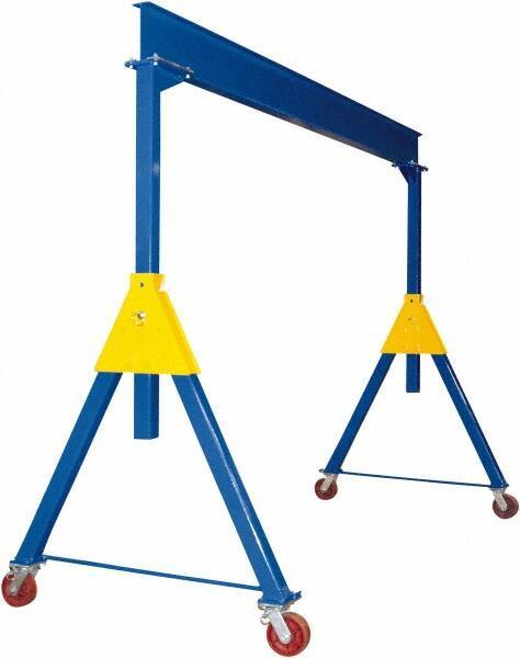 Vestil - 10,000 Lb Load Capacity, Steel Gantry Crane - 15' Span - Industrial Tool & Supply