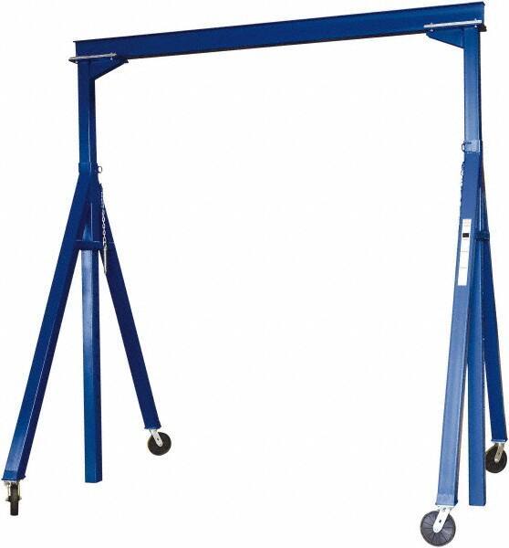 Vestil - 8,000 Lb Load Capacity, Steel Gantry Crane - 10' Span - Industrial Tool & Supply