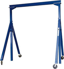 Vestil - 2,000 Lb Load Capacity, Steel Gantry Crane - 15' Span - Industrial Tool & Supply