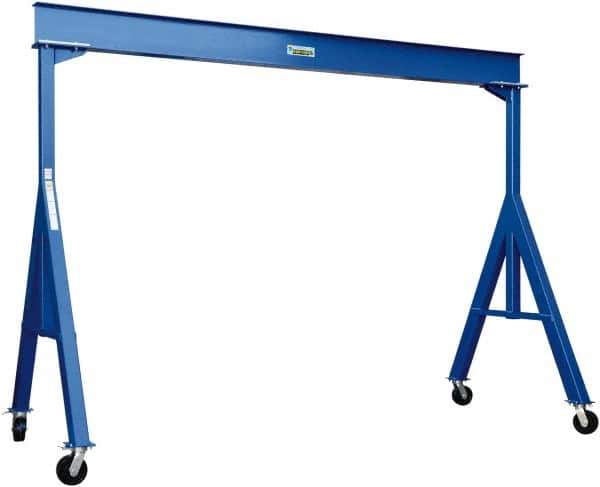 Vestil - 8,000 Lb Load Capacity, Steel Gantry Crane - 14-31/32' Span - Industrial Tool & Supply