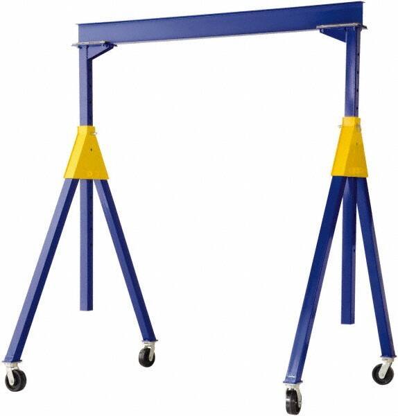 Vestil - 4,000 Lb Load Capacity, Steel Gantry Crane - 15' Span - Industrial Tool & Supply