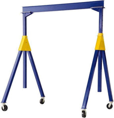 Vestil - 4,000 Lb Load Capacity, Steel Gantry Crane - 20' Span - Industrial Tool & Supply