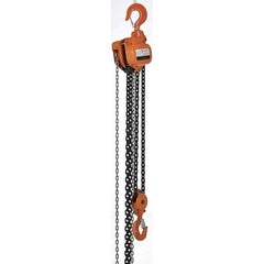 Vestil - 10,000 Lb Lifting Capacity, 20' Lift Height, Hand Hoist - Made from Chain - Industrial Tool & Supply