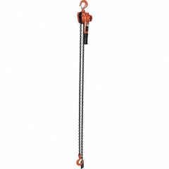 Vestil - 2,000 Lb Lifting Capacity, 10' Lift Height, Lever Hoist - Made from Chain - Industrial Tool & Supply