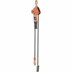 Vestil - 1,500 Lb Lifting Capacity, 5' Lift Height, Lever Hoist - Made from Chain - Industrial Tool & Supply
