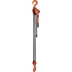 Vestil - 12,000 Lb Lifting Capacity, 5' Lift Height, Lever Hoist - Made from Chain - Industrial Tool & Supply