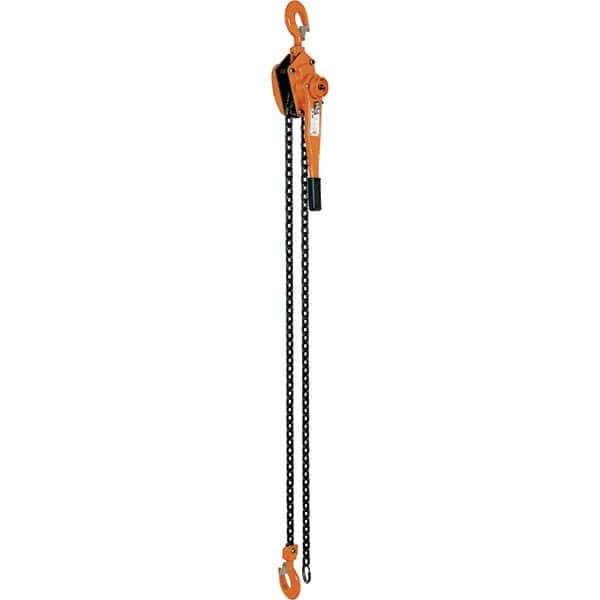 Vestil - 6,000 Lb Lifting Capacity, 10' Lift Height, Lever Hoist - Made from Chain - Industrial Tool & Supply