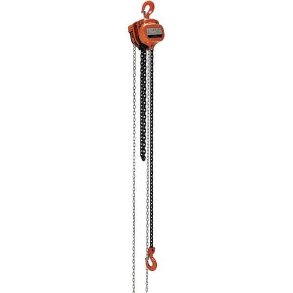 Vestil - 4,000 Lb Lifting Capacity, 10' Lift Height, Hand Hoist - Made from Chain - Industrial Tool & Supply