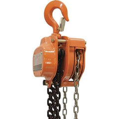 Vestil - 3,000 Lb Lifting Capacity, 20' Lift Height, Hand Hoist - Made from Chain - Industrial Tool & Supply