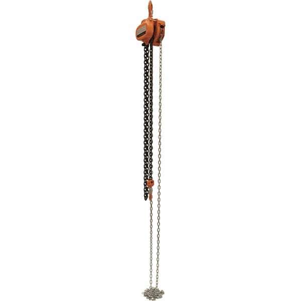 Vestil - 3,000 Lb Lifting Capacity, 10' Lift Height, Hand Hoist - Made from Chain - Industrial Tool & Supply