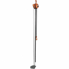 Vestil - 2,000 Lb Lifting Capacity, 15' Lift Height, Hand Hoist - Made from Chain - Industrial Tool & Supply
