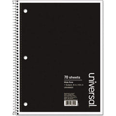 UNIVERSAL - Note Pads, Writing Pads & Notebooks Writing Pads & Notebook Type: Notebook Size: 10-1/2 x 8 - Industrial Tool & Supply
