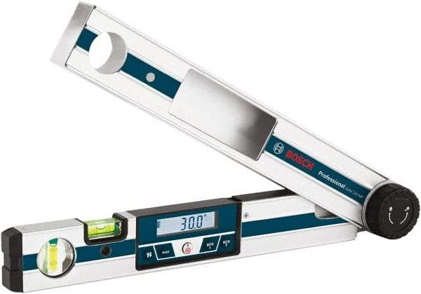 Bosch - Digital & Dial Protractors Style: Angle Measuring Range (Degrees): 220 - Industrial Tool & Supply
