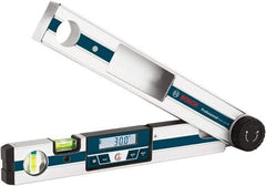 Bosch - Digital & Dial Protractors Style: Angle Measuring Range (Degrees): 220 - Industrial Tool & Supply