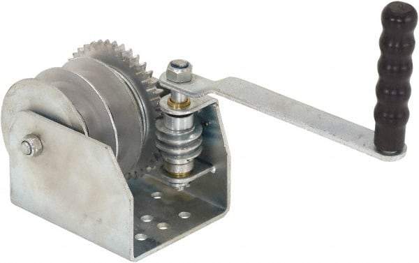 Vestil - 1,500 Lb Cable Limit Industrial Winch - Industrial Tool & Supply