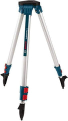 Bosch - 63" (Open)" Long x 7" Wide, Level Contractor Tripod Mount - Use with Rotary Laser - Industrial Tool & Supply