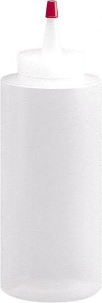 PRO-SOURCE - 16 oz HDPE Bottle with Applicator - Clear - Industrial Tool & Supply