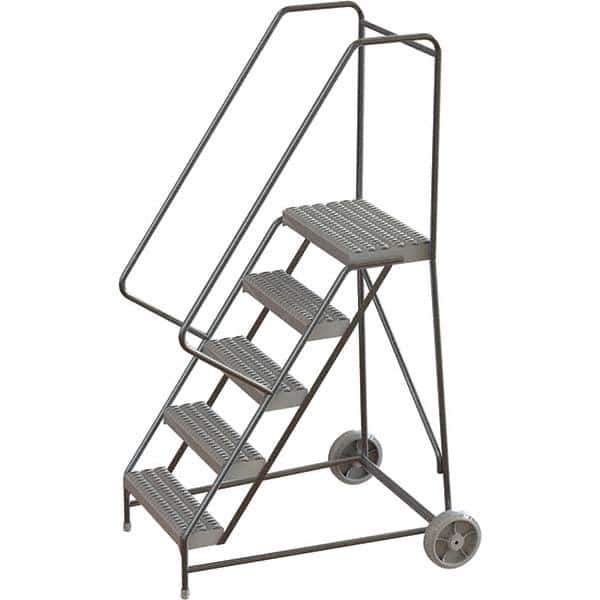 TRI-ARC - Rolling & Wall Mounted Ladders & Platforms Type: Rolling Warehouse Ladder Style: Rolling Safety Ladder - Industrial Tool & Supply