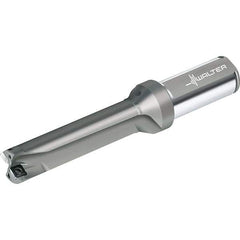 Walter - 72mm Max Drill Depth, 4xD, 18mm Diam, Indexable Insert Drill - 2 Inserts, 25mm Shank Diam, Straight Shank - Industrial Tool & Supply