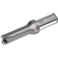Walter - 78mm Max Drill Depth, 3xD, 26mm Diam, Indexable Insert Drill - 2 Inserts, 32mm Shank Diam, Straight Shank - Industrial Tool & Supply