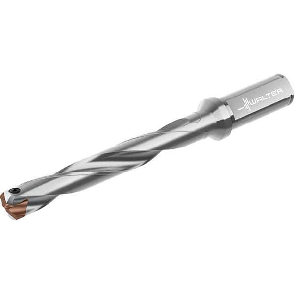 Walter - 26 to 26.99mm Diam, 7xD, 224mm Max Depth, 25mm Shank Diam, 285mm OAL, Replaceable Tip Drill - P6001-D26..R, P6003-D26..R, P6004-D26..R, P6005-D26..R Insert, D4140 Toolholder, Series D4140 - Industrial Tool & Supply