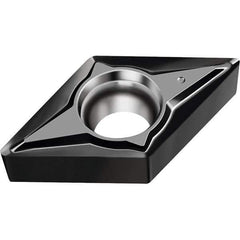 Walter - DCGT21.50.2 FN2 Grade WNN10 Carbide Turning Insert - Proprietary Finish, 55° Diamond, 1/4" Inscr Circle, 3/32" Thick, 0.004" Corner Radius - Industrial Tool & Supply