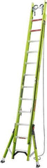 Little Giant Ladder - 24' High, Type IAA Rating, Fiberglass Extension Ladder - 375 Lb Capacity, 22' Working Length - Industrial Tool & Supply