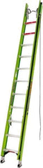 Little Giant Ladder - 24' High, Type IAA Rating, Fiberglass Extension Ladder - 375 Lb Capacity, 22' Working Length - Industrial Tool & Supply