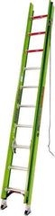 Little Giant Ladder - 20' High, Type IAA Rating, Fiberglass Extension Ladder - 375 Lb Capacity, 18' Working Length - Industrial Tool & Supply