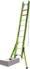 Little Giant Ladder - 20' High, Type IAA Rating, Fiberglass Extension Ladder - 375 Lb Capacity, 18' Working Length - Industrial Tool & Supply