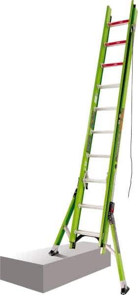 Little Giant Ladder - 20' High, Type IAA Rating, Fiberglass Extension Ladder - 375 Lb Capacity, 18' Working Length - Industrial Tool & Supply