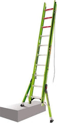 Little Giant Ladder - 20' High, Type IAA Rating, Fiberglass Extension Ladder - 375 Lb Capacity, 18' Working Length - Industrial Tool & Supply