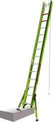 Little Giant Ladder - 28' High, Type IAA Rating, Fiberglass Extension Ladder - 375 Lb Capacity, 24' Working Length - Industrial Tool & Supply