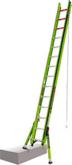 Little Giant Ladder - 28' High, Type IAA Rating, Fiberglass Extension Ladder - 375 Lb Capacity, 24' Working Length - Industrial Tool & Supply