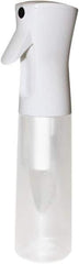 PRO-SOURCE - 10 oz Polyethylene Bottle & Trigger Sprayer - White - Industrial Tool & Supply