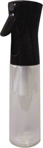 PRO-SOURCE - 10 oz Polyethylene Bottle & Trigger Sprayer - Black - Industrial Tool & Supply
