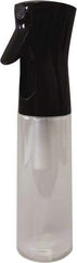 PRO-SOURCE - 10 oz Polyethylene Bottle & Trigger Sprayer - Black - Industrial Tool & Supply