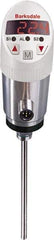 Barksdale - 32 to 210°F Electronic Temperature Switch and Transducer with Display - 1/4" NPT Male, 0.24 x 0.7" Rigid Stem, 4-20mA, M12, 304 Stainless Steel, ±0.5% - Industrial Tool & Supply