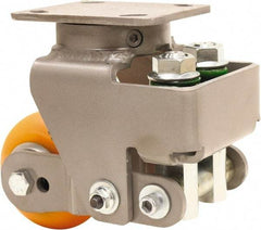 Hamilton - 4" Diam x 2" Wide, Cast Iron Swivel Caster - 1,000 Lb Capacity, Top Plate Mount, 4" x 5" Plate, Sealed Precision Ball Bearing Bearing - Industrial Tool & Supply