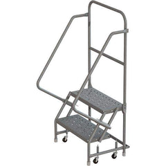 TRI-ARC - Rolling & Wall Mounted Ladders & Platforms Type: Rolling Warehouse Ladder Style: Rolling Platform Ladder - Industrial Tool & Supply